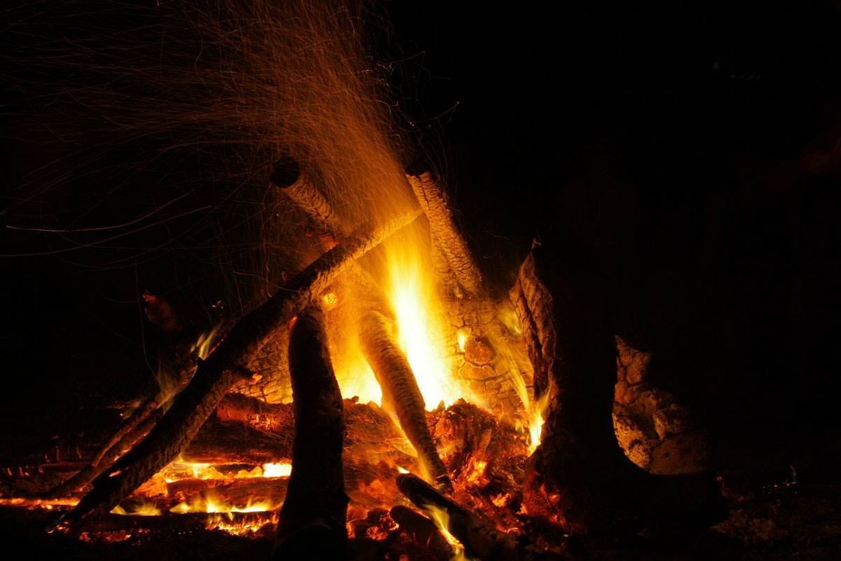 camp-fire