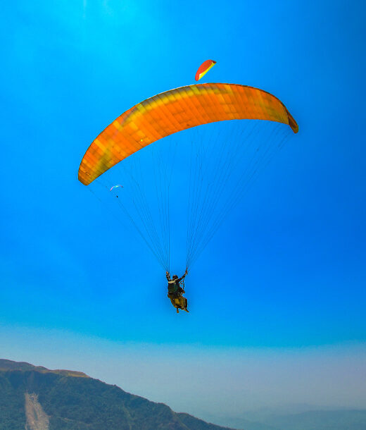 paragliding in Vagamon